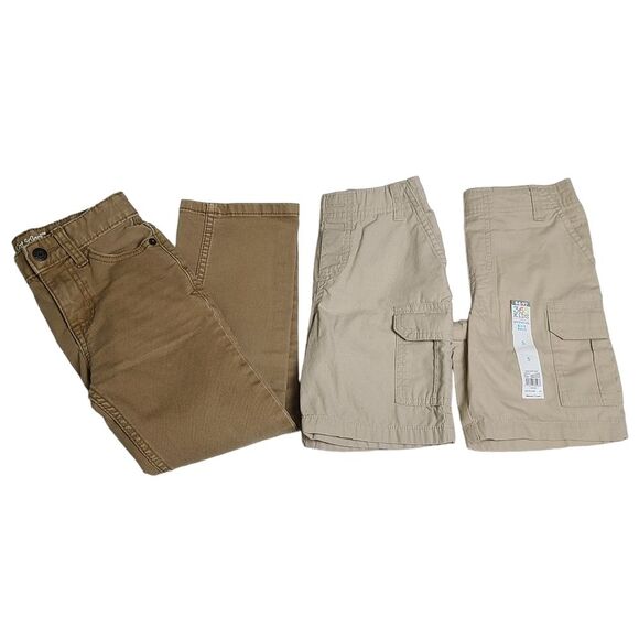 Cat & Jack Adjustable Waist Pants and 365 Kids Pull On Shorts School Uniform 5 - Picture 1 of 8